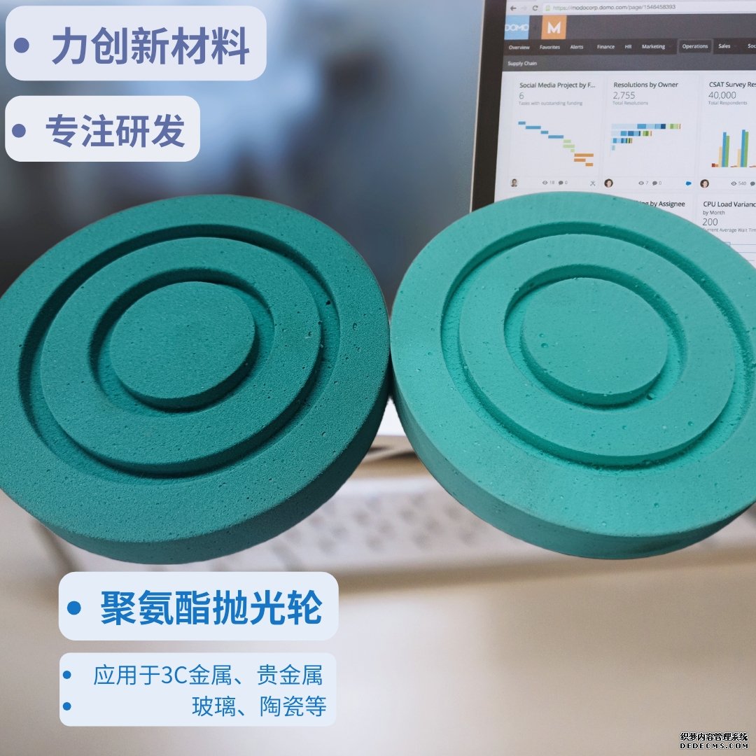 带凹槽的聚氨酯抛光轮